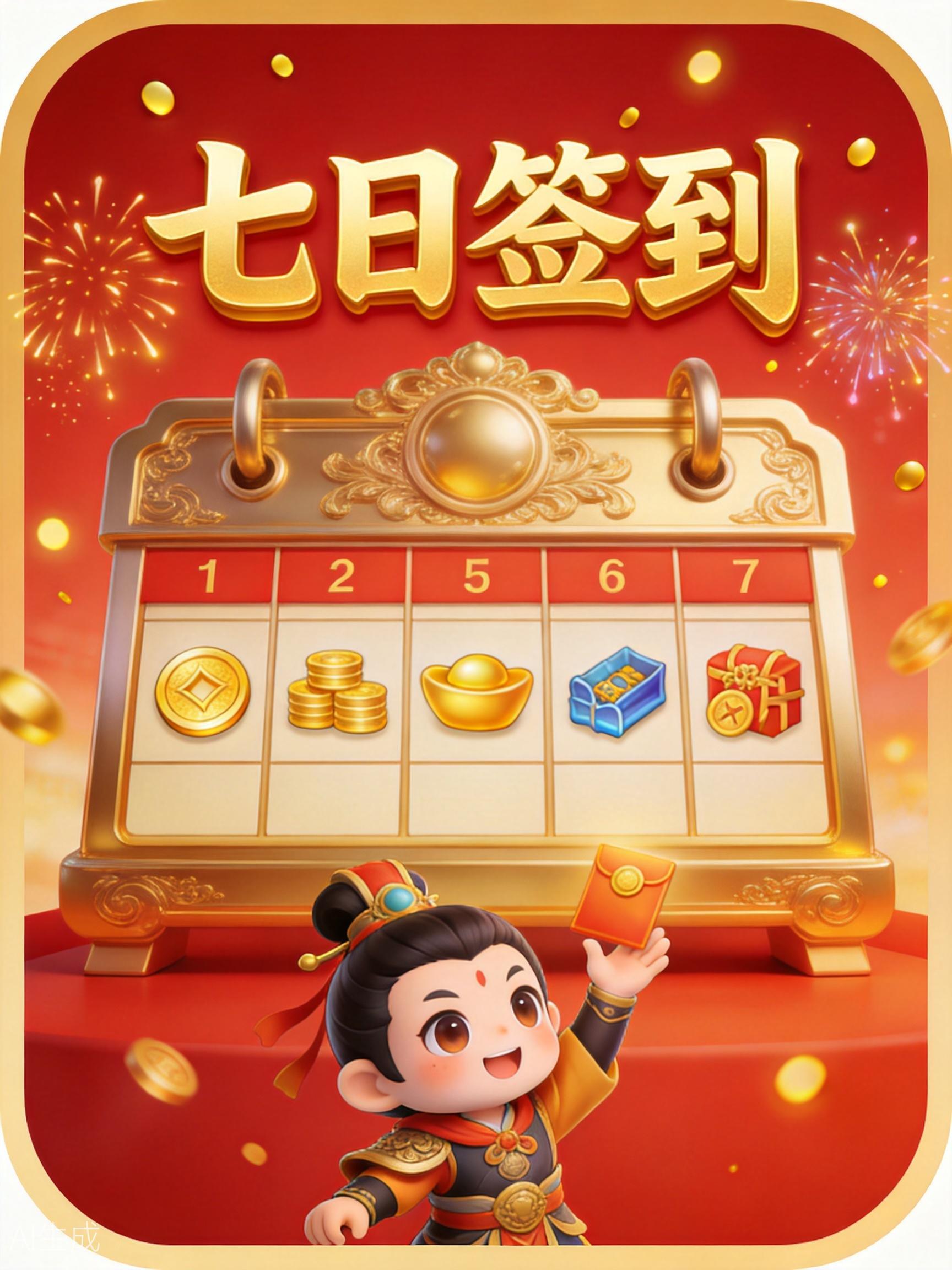 七日签到